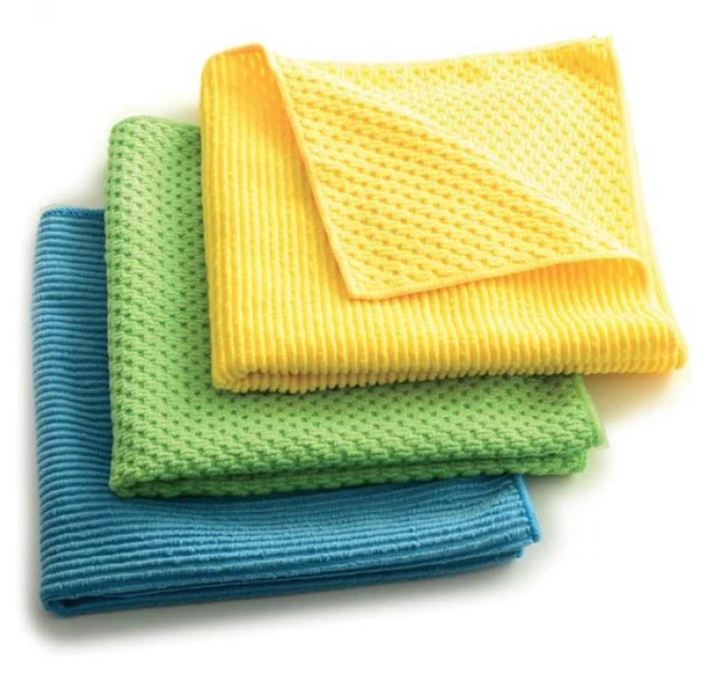 HOW TO CARE FOR MICROFIBER CLEANING CLOTHS